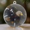 Nature's Birds Clear Christmas Balls Christmas Decoration Pendants Balls for Home Room Party Decor