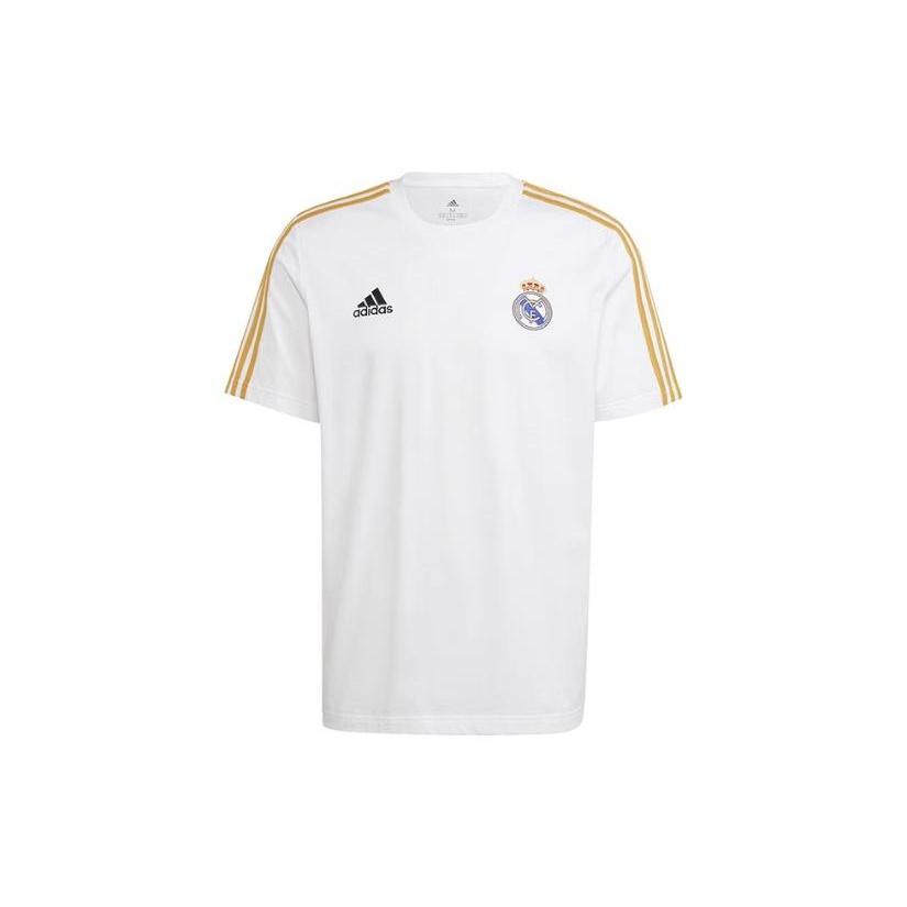 adidas Real Madrid 3-Stripes T-shirt White Men s HY0605 XXL