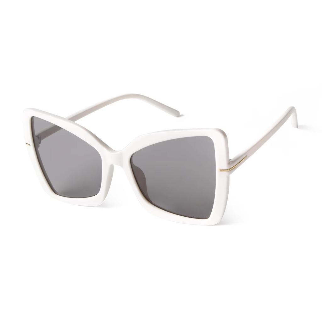 Fashion  Large Frame Cat Eye Sunglasses Women Men Brand Designer Vintage Outdoor Square Shade Sun Glasses Uv400 Protection