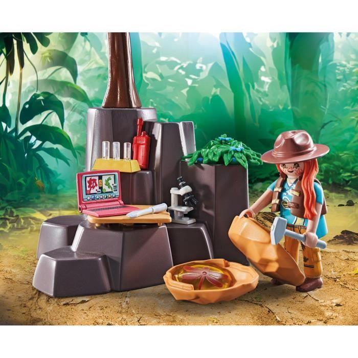 Playmobil 71819 Brachiosaurus, Explorers, Hovercraft