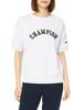 Champion TECH Crew Neck Long UV Graphic Logo Size Size L Women's WEAVE® Sweatshirt, Sleeve, Stretch, Lightweight, Quick-Drying, Protection, Print,