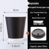 Yuchu Disposable Corrugated Double-Layer Paper Cups