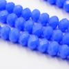 Dark Blue Multicolor 4/6mm 145pcs Rondelle Austria Faceted Crystal Glass Beads Loose Spacer Round Beads for DIY Jewelry Making
