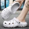 Summer Beach Shoes Foreign Trade Large Size Outer Wear Hole Shoes EVA Rubber and Plastic Fashion Couple Bag Head Cool Slippers