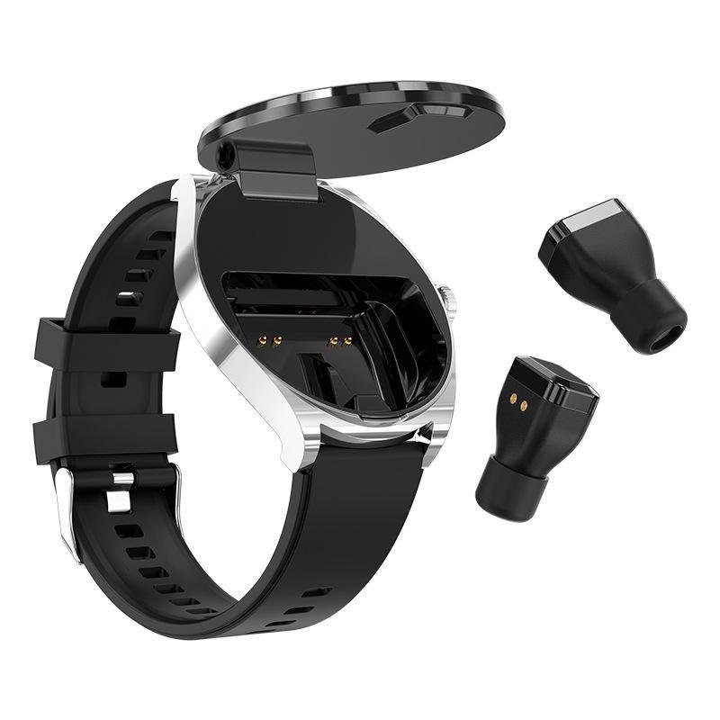 Cross-border S9 Bluetooth Earphones & Smart Bracelet: Heart Rate, Sleep Monitor, Blood Pressure, Weather Updates, Photo, and Search Features.