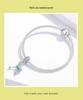 Yinziyun S925 Silver Wine Glass Bracelet Pendant - Creative Summer DIY Jewelry BSC262