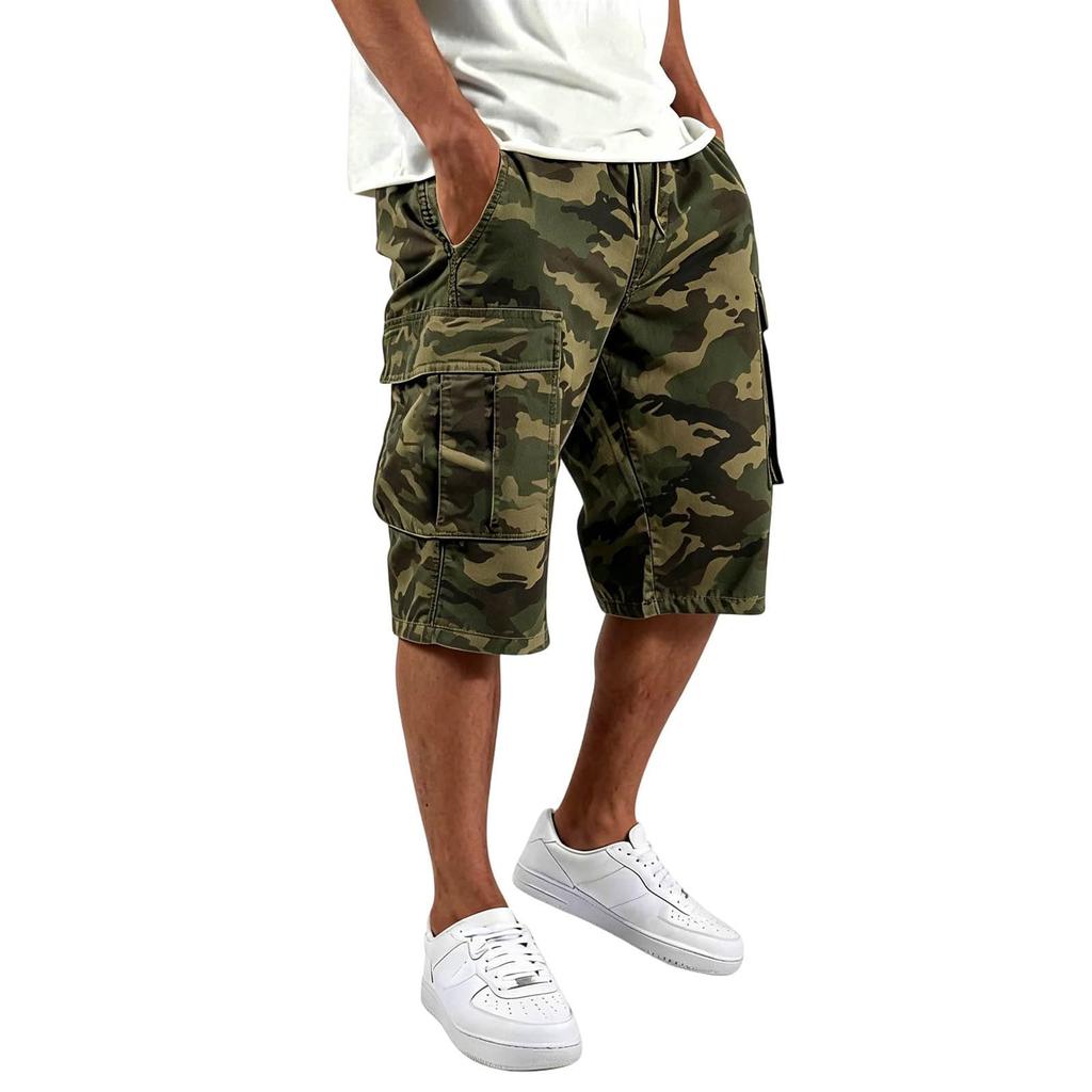 Mens Cargo Shorts for Men Summer Loose Fit Outdoor Gym Shorts Men Casual Multi Pocket Mens Athletic Shorts Basketball Shorts Men
