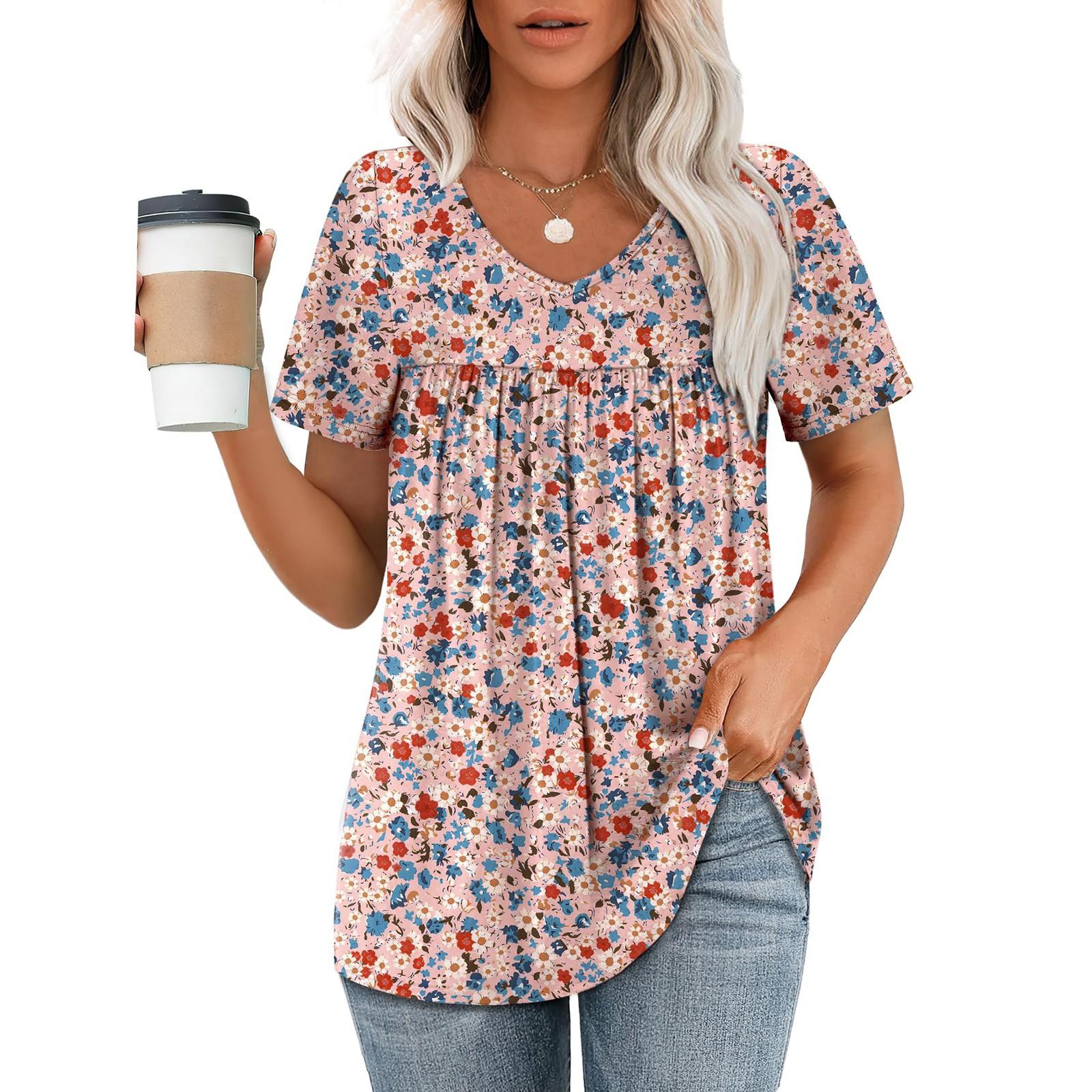 

Женское платье с V-образным вырезом, летнее платье с плиссированной резинкой на талии, А-силуэтное платье XL киноварь