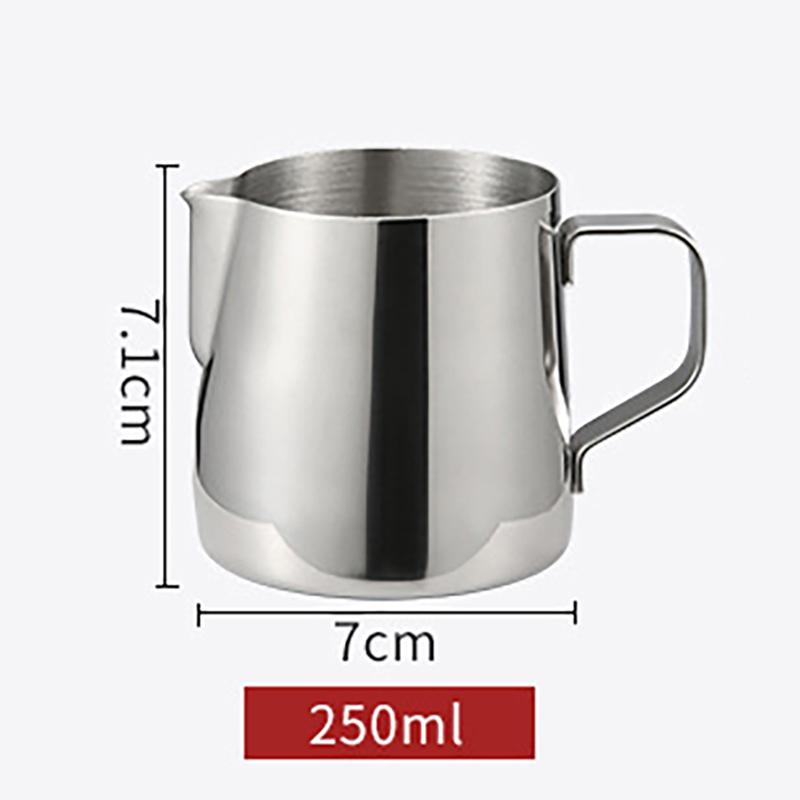 100ML-2000ML Stainless Steel Milk Frothing Pitcher Espresso Coffee Barista Craft Latte Cappuccino Cream Frothing Jug Pitcher
