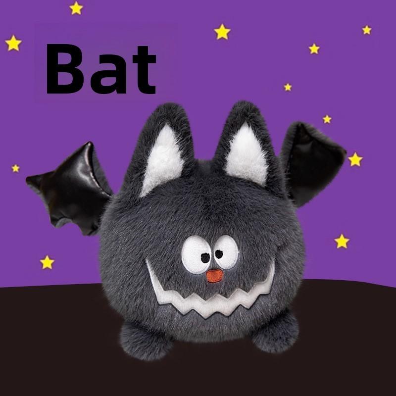 Halloween Pumpkin Plush Toy With Spider Bat Ghost Decorations For Kids Party