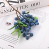 Künstlicher Blaubeerzweig Lebensechte Schaumstoff-Fruchtstiel Tischdekoration für Zuhause Hochzeit Party