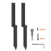 Fence Repair Kits Thickened Metal Fence Support Stakes Solid Ground Spikes Quick Fix Post Stabilizer For Repair Tilted