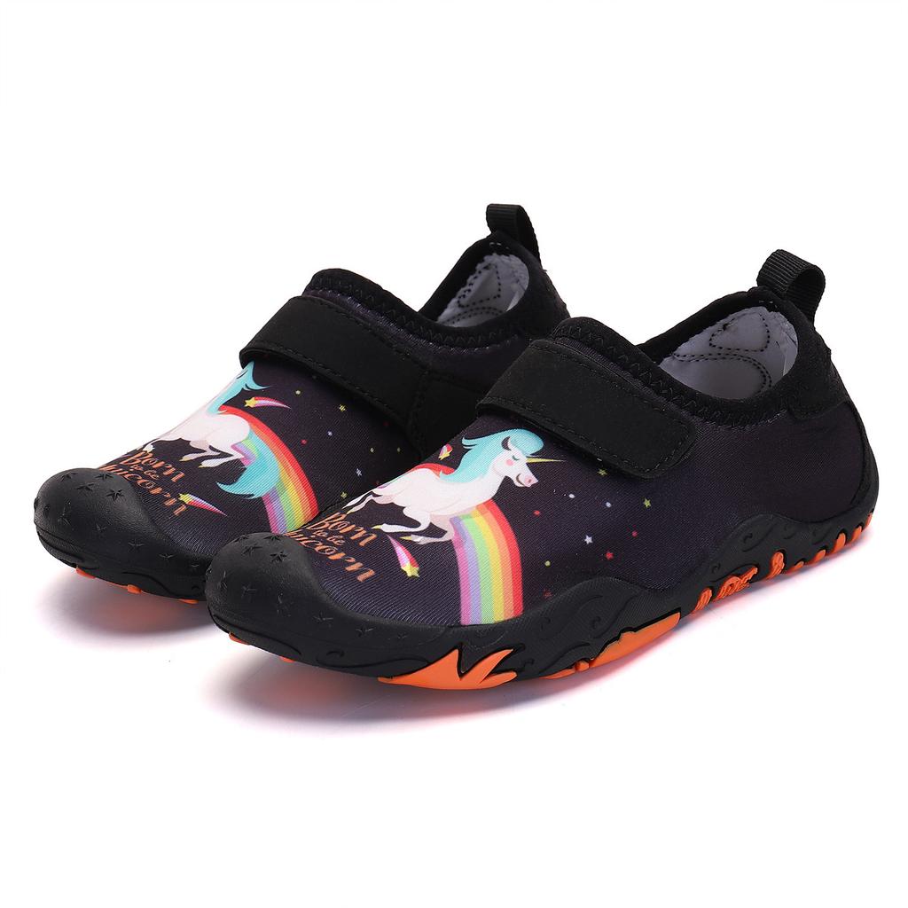 New platform beach shoes children's unicorn creek shoes snorkeling diving shoes swimming shoes barefoot skin soft shoes