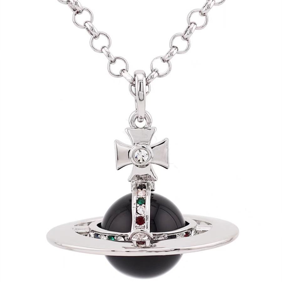 Vivienne Westwood Císařovna Vdova 10mm Orb UFO Přívěsek Choker