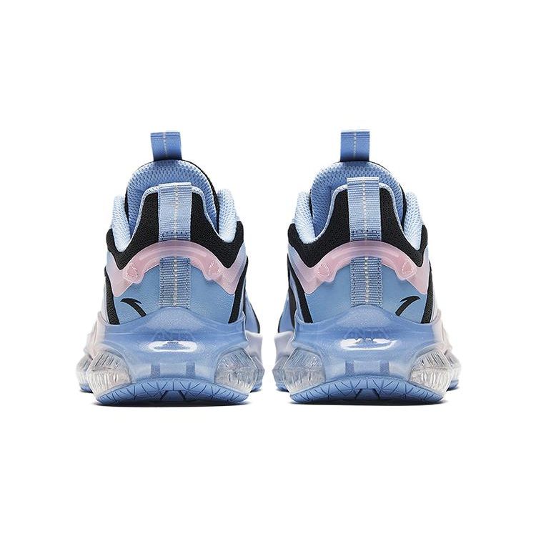 Anta Dětské UFO 5.0 Protiskluzové Odolné Proti Opotřebení Nízké Běžecké Boty Dětské tenisky Černá Bílá Modrá 322335588-3