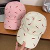 Sunscreen Chili Embroidered Baseball Cap Creative Cotton Baseball Cap Red Pepper Hat  Summer