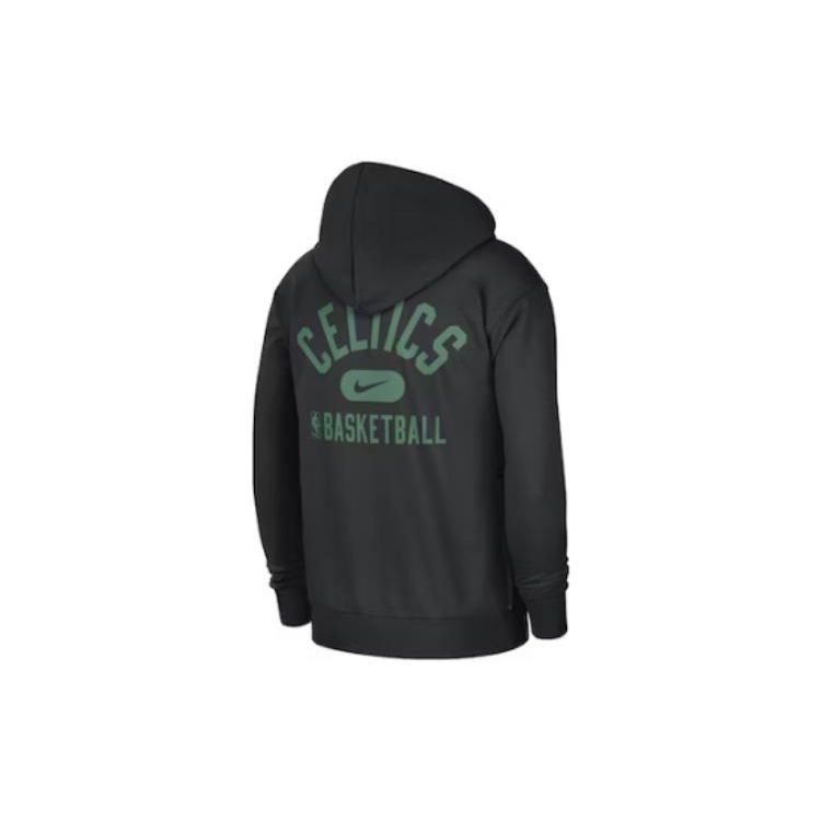 Nike NBA Boston Celtics Courtside Hoodie Black/Green Men Streetwear DB2183-010