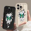 Butterfly Flowers Pattern Soft Silicone Case For iPhone 15 16 14 Pro Max 15 14 Plus 11 12 13 Pro 16E XR Shockproof Phone Cover