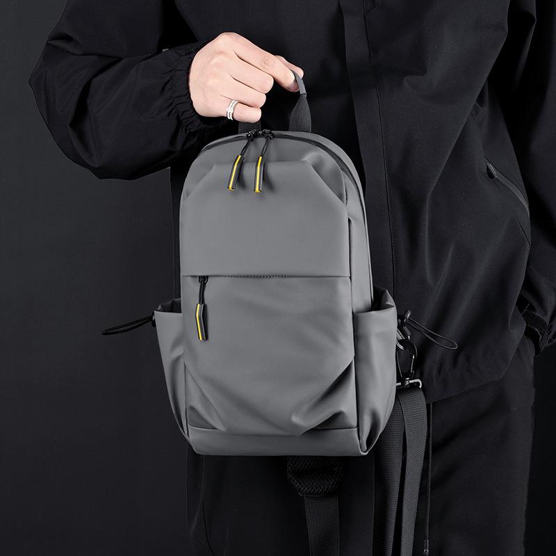 2024 Men's Large-Capacity Fashion Waist Bag - Oxford Cloth Running Chest Bag