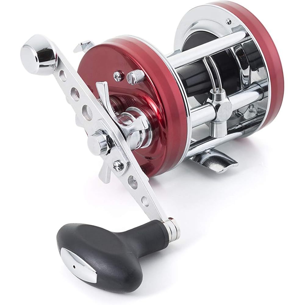 AbuGarcia Ambassadeur 6500CS Rocket Red Right Hand Counterbalance Handle Round Fishing Reel