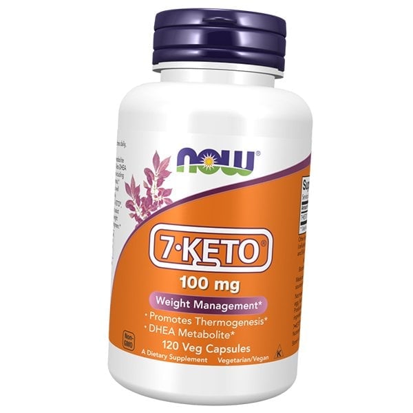 7-Keto DHEA, 7-Keto 100 DHEA, Now Foods 60 veg. kapslí (02128016)