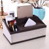Multi-functional Tissue Box with Remote Control Storage for Living Room