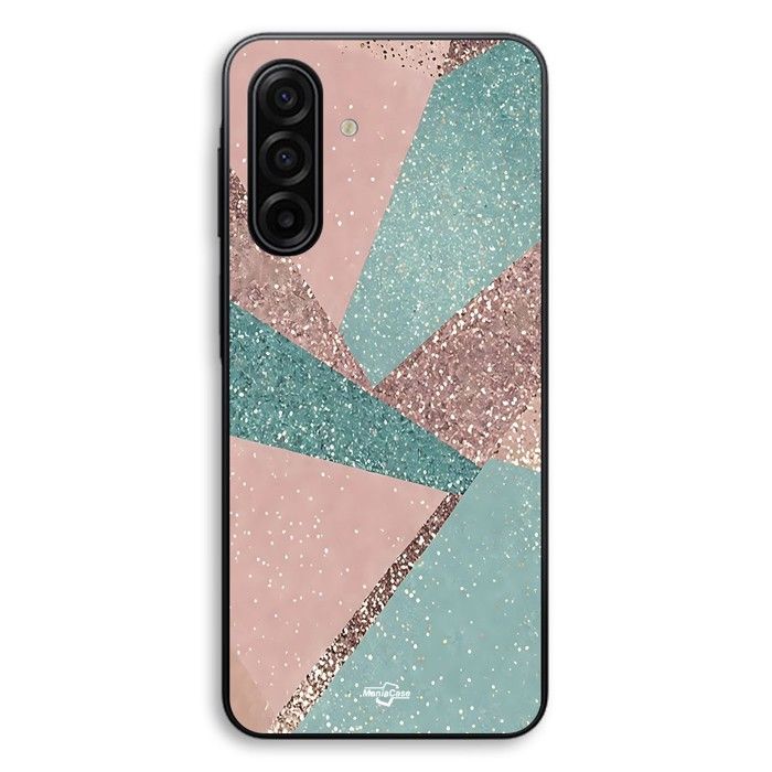 Coque Pour Samsung Galaxy A17 Fond de texture abstrait vert marron Maniacase