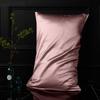 European Style Pure Mulberry Silk Double-Sided Pillowcase, Solid Color, Envelope Style, Beauty Pillowcase.