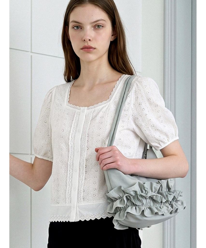Forever21 Lovely Frill Point Shoulder Bag (Ftdbbg005)