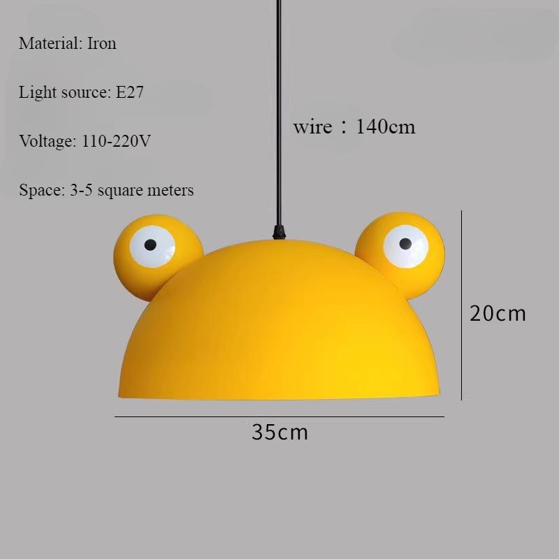 Modern Frog Pendant Light Store Nordic Kindergarten Classroom Hotpot Restaurant Industrial Style Restaurant Barber Shop Lighting