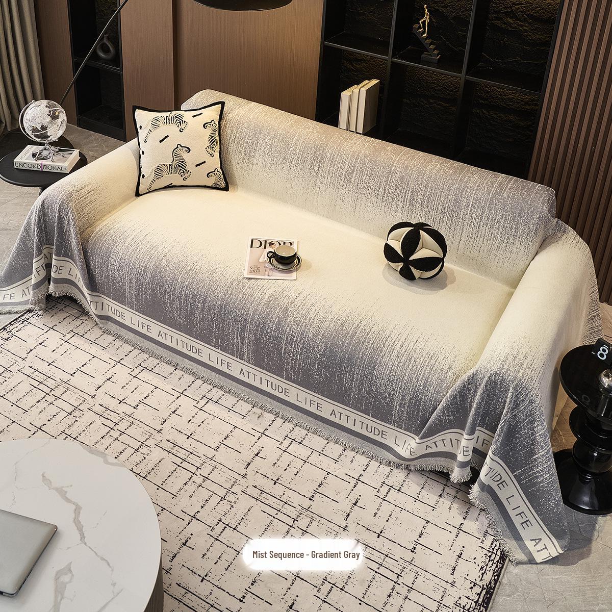 Роскошный велюровый нескользящий чехол на диван для всех сезонов 2026 130 cm 2470₽