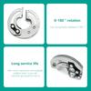 Hide 90/180/95 Degree Door Hinges for Kitchen Supplies Cabinet and Industrial Equipment with Easy Installation