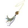 Les Trésors De Lily [N3087] - 'Altai' Brown Multicolored Gold Designer Long Necklace