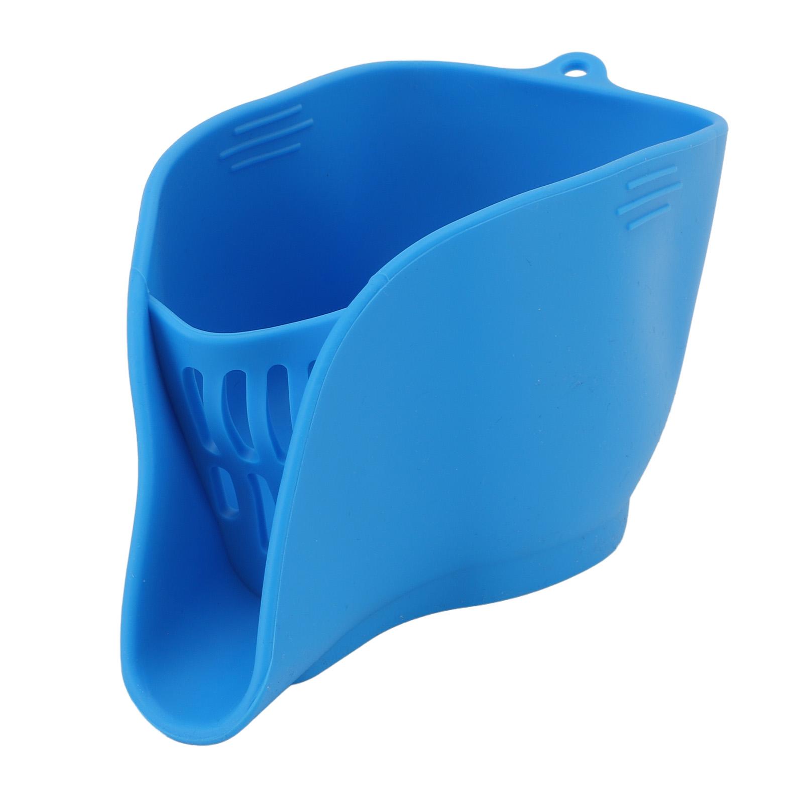 

Миска для слива воды Силиконовая многофункциональная корзина для слива для мытья фруктов, овощей, смешивания салатов, фильтрации пасты