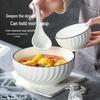 Jieyajie 8-inch Ceramic Soup and Noodle Bowl