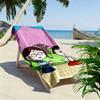 Chibi Maruko-chan Print Beach Towel, Large Soft Quick Dry Towel for Beach Camping Swimming