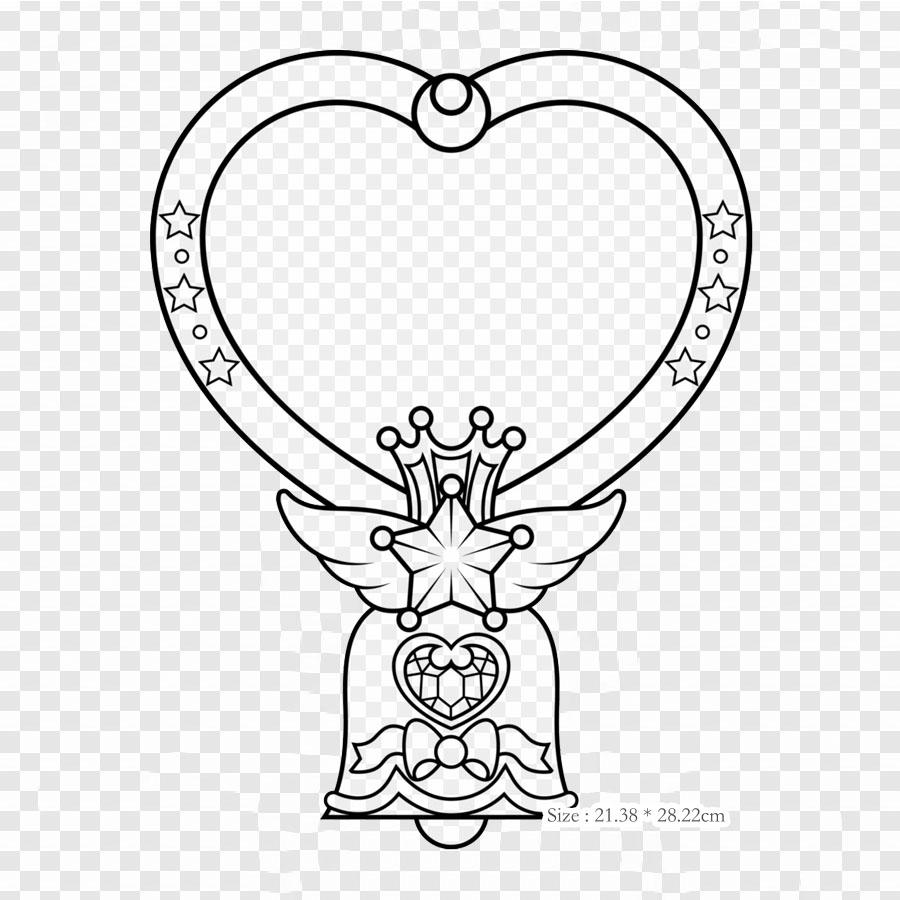 

Сейлор Мун кристальный цвет Сейлор Мун Line Art Утюг на заплатах для одежды Аппликации Наклейки на одежду Термочувствительный индивидуальный патч