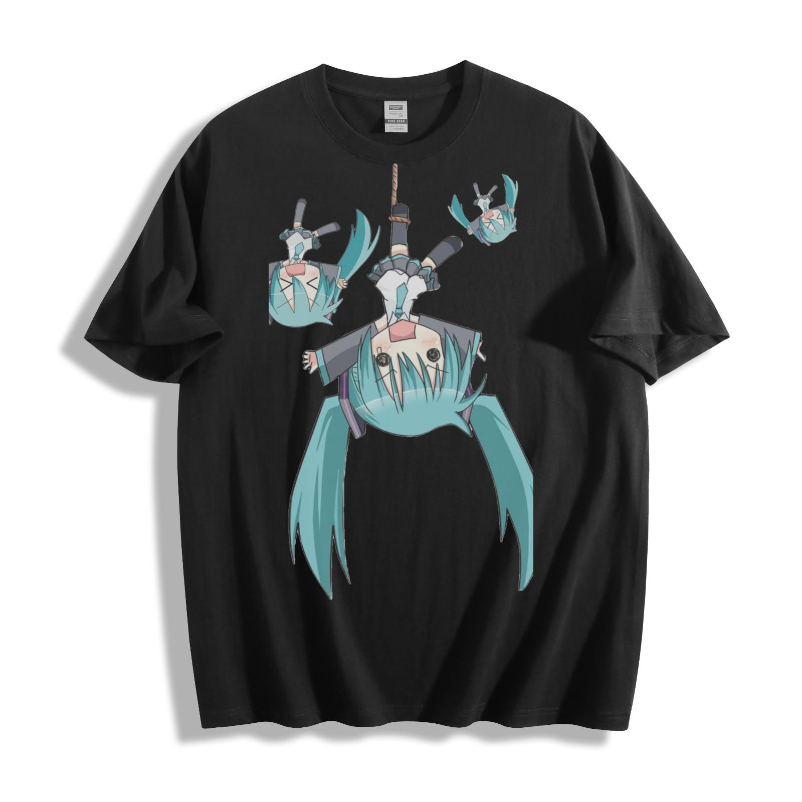 Hatsune Miku Night Magic T-Shirt Mens Womens Tees Top - Enchanted Anime Sky Unisex Tee M