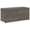 VidaXL Boîte de Rangement de Jardin, Coffre à Outils, Meuble de Rangement, Organisateur de Terrasse Arrière-cour Patio, Gris 365314