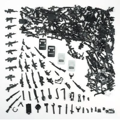 Pieces Military Weaponry WW2 Army Operational Gear Accessory SWAT Soldier Guns and Armor Compatible with Major Toys for Boys 280+ Parts, Set, Figures,