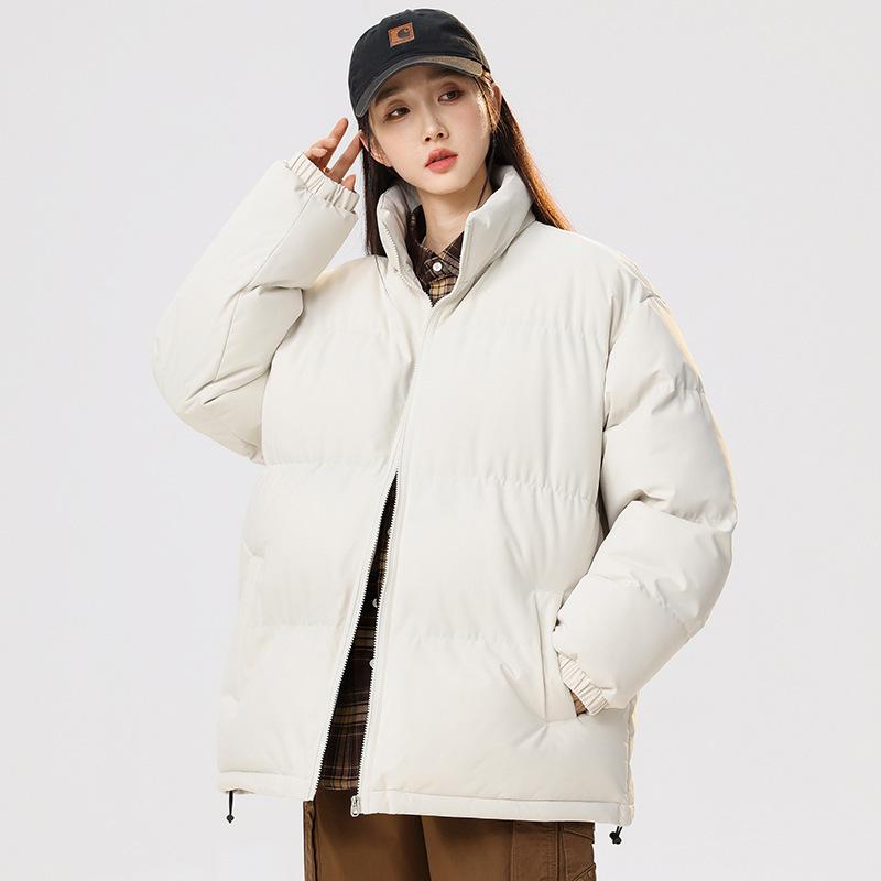 Winter cotton-padded clothes men's and women's fashion thickened cotton-padded jackets stand-up collar bread clothes Hong Kong style men's