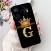 Phone Case For Tecno Camon 30 4G 5G 30S Pro 30pro 30 Premier Cover Soft Silicone Funda Matte TPU Capa Initial Letters Pattern