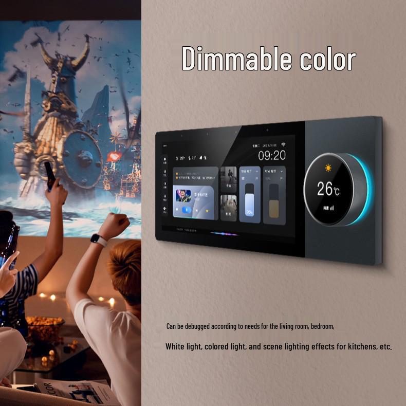 Tuya Smart 6-Inch Multi-Functional Central Control Screen: Whole House Smart Switch & Thermostat