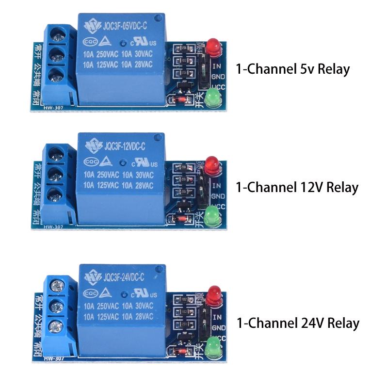 DC 5V 12V 24V 1 2 4 6 8 kanálový reléový modul štít s optočlenem / spouštěčem vysoké a nízké úrovně pro Arduino Raspberry