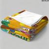 1PC Hey Duggee Custom Name Patterned Flannel Blanket Suitable For All Seasons for Home Decor Warmth and Comfort Gifts Holiday Present