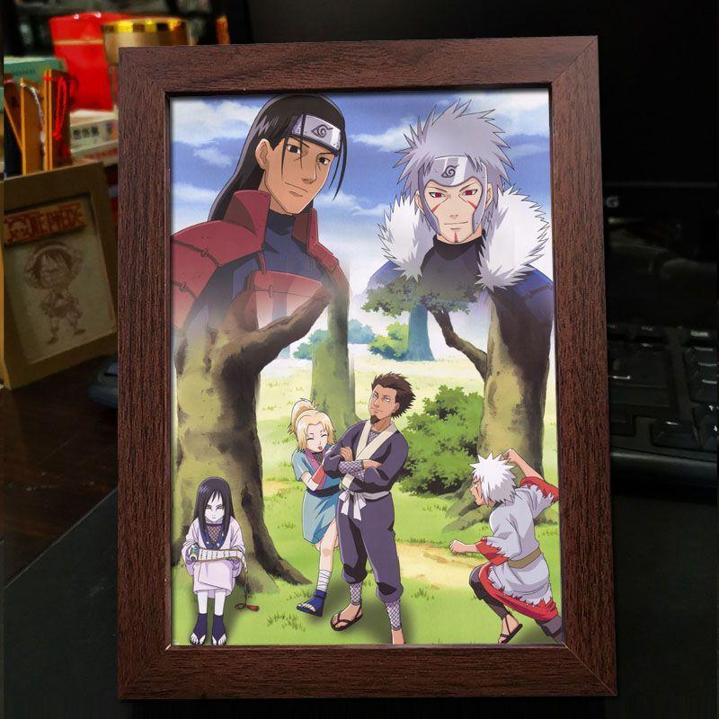 

Фоторамка в стиле Наруто, украшение для рабочего стола с изображением Какаши, Наруто и Обито — фоторамка в подарок на день рождения 39