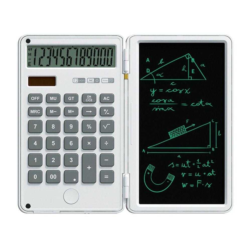 Foldable Function Calculators with Tablet 2in1 Office LCD Drawing Pad  Finance Accounting Tool