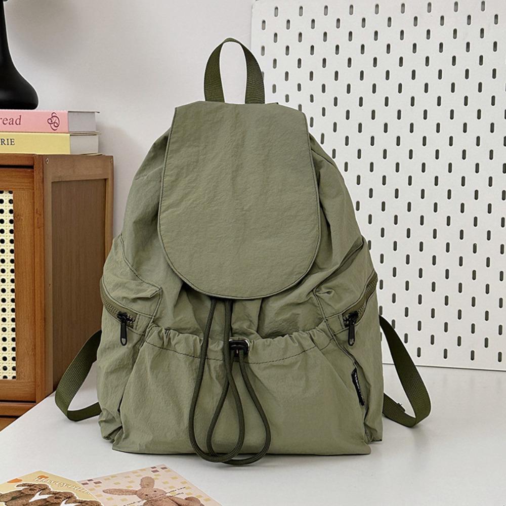 Lightweight Drawstring Backpack Korean Style Student Schoolbag Fashion Travel Backpack  Teenagers