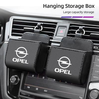 Car Vent Storage Box Phone Holder Sunglasses Organizer Bag Accessories For Corsa Astra Insignia Vectra Zafira Meriva Mokka