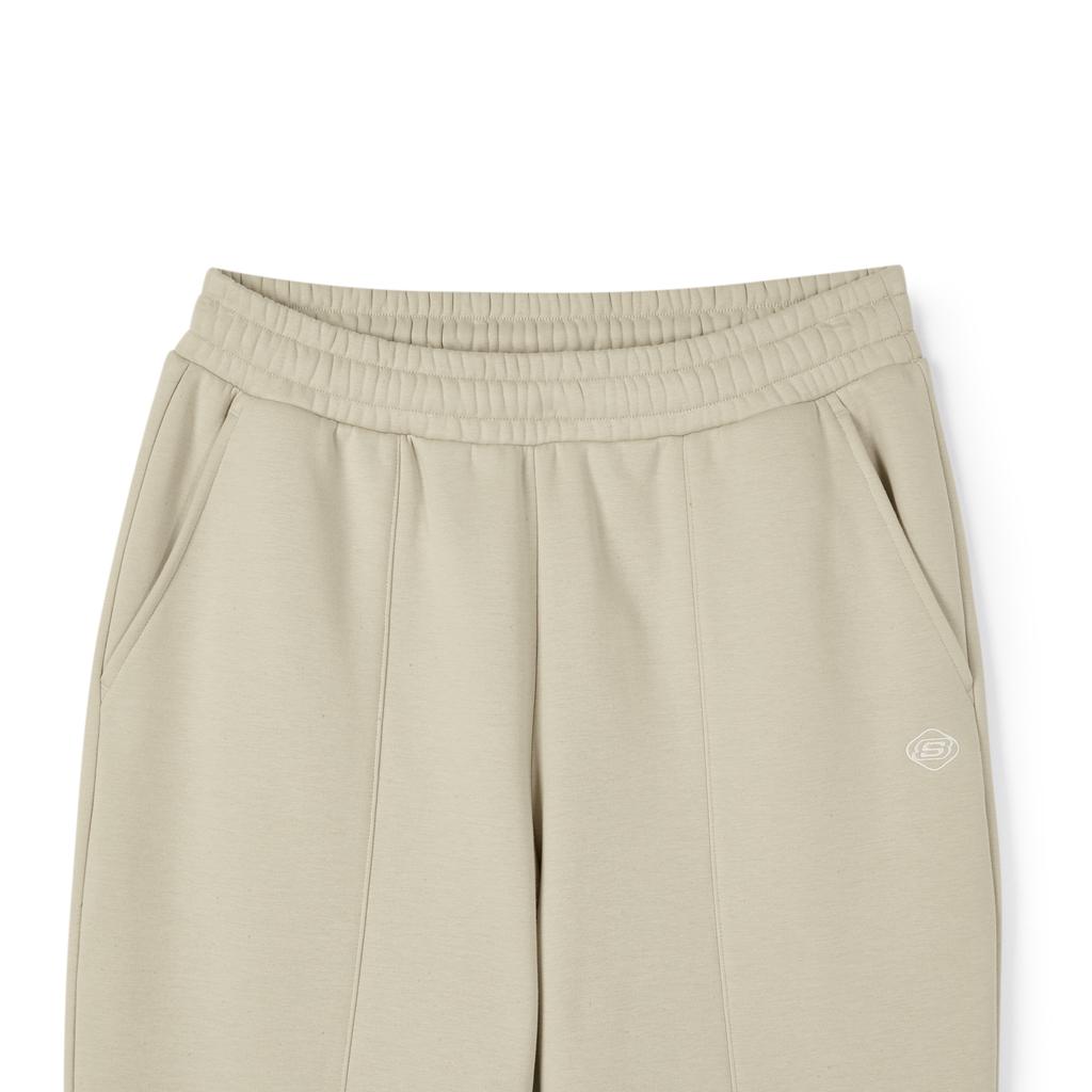 Skechers Casual Solid Color Simple Sports Pants Women Bottoms Beige L324W095-0046